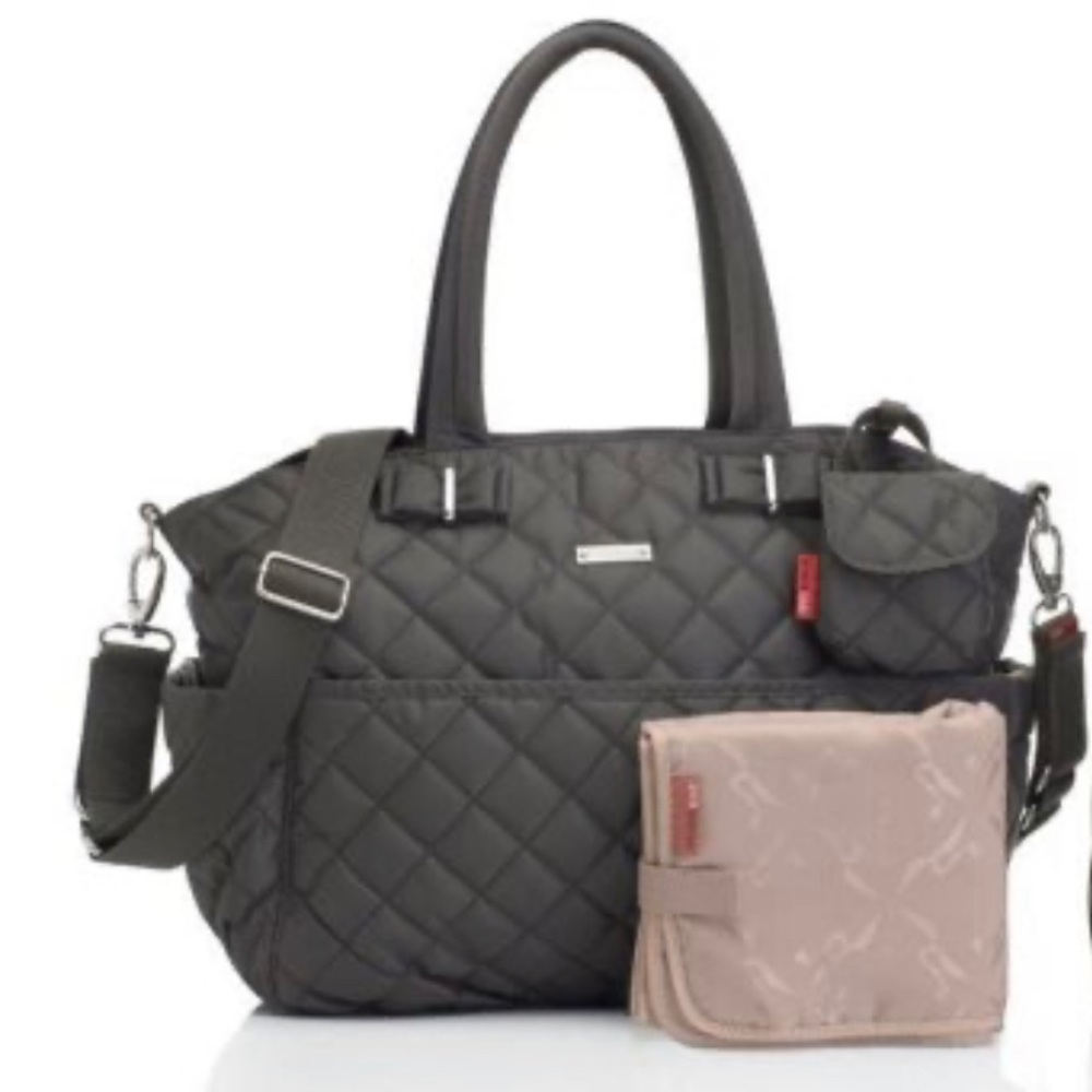 EUC Storksak Bobby Diaper Bag Black